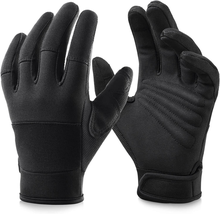 OZERO Work Gloves for Men Women: Mechanic Glove Touchscreen Firm Grip Dexterity  - £14.42 GBP