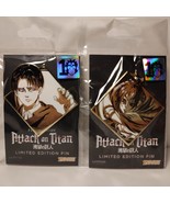 Attack on Titan Levi Ackerman &amp; Hange Zoe Limited Edition Enamel Pins Set - £21.39 GBP