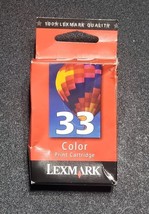 Lexmark 33 Tri-Color Ink Cartridge 18C0033 New Unopened Box OEM NRFB - $6.70