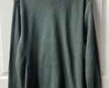 Eddie Bauer Thermal Long Sleeved Shirt  Mens Size Large Hunter Green Waf... - $13.98