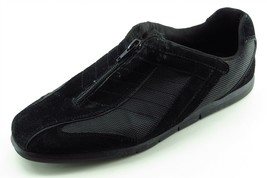Aerosoles Size 8.5 M Black Zip Fashion Sneakers Fabric Women Shoe - £15.49 GBP