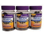3 X Zicam Cold Remedy Medicated Fruit Drops Elderberry 25 Count Each 07/... - £15.89 GBP