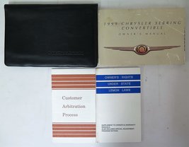 1999 Chrysler Sebring Convertible Owners Manual Guide Book [Paperback] u... - $48.99