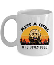 Goldendoodle Dogs Coffee Mug Ceramic Gift Just A Girl Who Loves Dog White Mugs - £13.30 GBP+