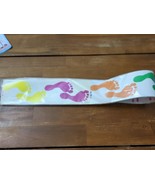 Children And Schoolroom Footprint Handprint Paper Wall Banner Carson-Del... - €16,81 EUR