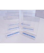 6 Pack 5x7 Clear Acrylic Sign Holder Double Sided Table Menu Picture Frames - £10.99 GBP