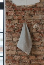 Natural Melange linen kitchen towel - $8.33