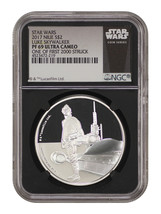 Niue: 2017 Star Wars Luke Skywalker $2 NGC Proof 69 UCAM - £142.03 GBP