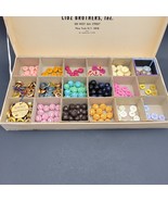 Lidz Brothers Original Box Vintage Buttons Sets More 100 Buttons - $49.99