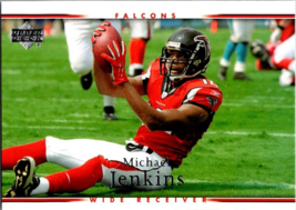 2007 Upper Deck Michael Jenkins #7 Atlanta Falcons Football Card - $1.77