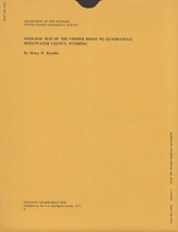 USGS Geologic Map: Cooper Ridge NE Quadrangle, Sweetwater County, Wyoming - £10.27 GBP
