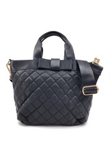 Bow Tie Detailed Medium Quilted Nylon Tote Bag - £28.77 GBP