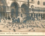 RPPC Venezia Venice - Scorcio Di S.Marco, Coi Piccioni 1900s - Alimentare - $15.31