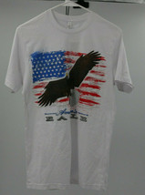 USA T-shirt with Bald Eagle Men&#39;s Small- NWT - £8.86 GBP