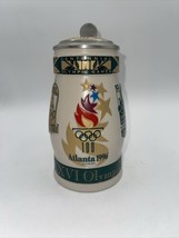 Budweiser Beer Mug Stein 1996 Centennial Olympics Atlanta Official - $18.81