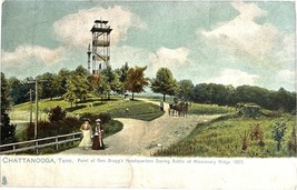 Chattanooga, Tennessee, Gen. Bragg&#39;s HQ Battle Missionary Ridge vintage postcard - $11.99