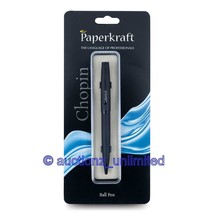 Chopin (Classic Matte Black Finish) BallPoint Ball Pen Ballpen Blue Ink ... - $9.99