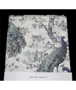 2 Laura Ashley Belvedere Peacocks Floral Pole Top Window Panels 38&quot; ea x... - $68.99