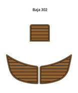 2002 Baja 302 Swim Platform Step Mat Boat EVA Faux Foam Teak Deck Floori... - $281.00