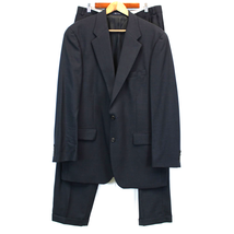 Ralph Lauren Suit Mens 44T Jacket Blazer Slacks 34 Navy Blue 2-Piece Wool Career - £57.85 GBP