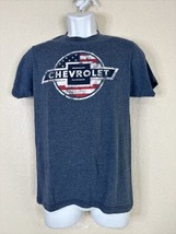 GM General Motors Men Size S Blue Patriotic Chevrolet Logo T Shirt Short... - $10.58