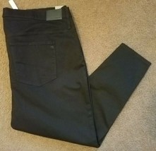 Madewell Black Jeans Petite Sz 37 Mid Rise Skinny Stretch W 46&quot;-52&quot;  L 2... - $16.49