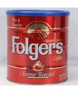 Folgers Can Tin For Per & Regular  39 Oz Big Lebowski Holy Grail Aroma Roast - $215.60