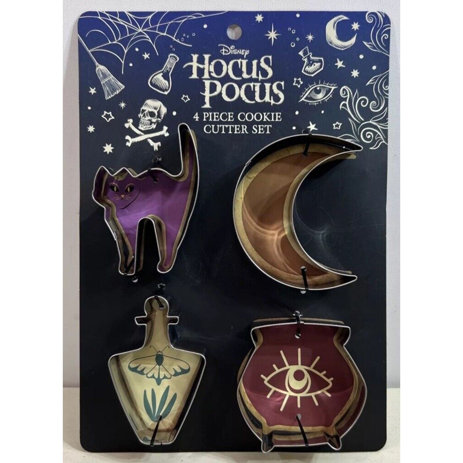 Disney Hocus Pocus 4 Piece Cookie Cutter Set - NEW - $7.69