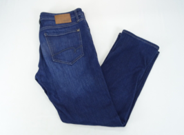 Mavi Men&#39;s Matt Relaxed Straight Leg Denim Jeans Dark Wash Stretch Size ... - $26.55