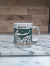 Vintage 1993 L. Croft Virgo Zodiac Coffee Mug Westwood Hay Ward California 1991 - £7.83 GBP