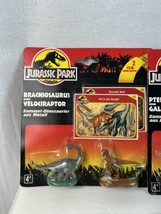 NEW Jurassic Park Diecast Metal Dinosaur Figure 1993 Complete - Set of 7 Kenner - £116.85 GBP