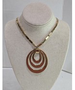 Vintage 25&quot; Long Monet Goldtone Chain Pendant Necklace Costume Jewelry - $350.60 MXN