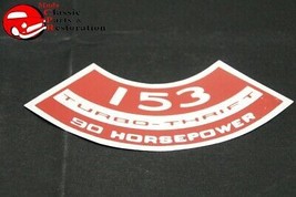 Chevy 153 Super Thrift 90 Horsepower Air Cleaner Decal - $15.35