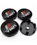 4x TRD Alloy Wheel Hub Centre Cap Set Center Caps Carbon Fiber 60mm - $35.99