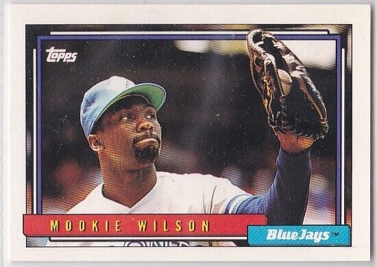 Primary image for M) 1992 Topps Baseball Trading Card - Mookie Wilson #436