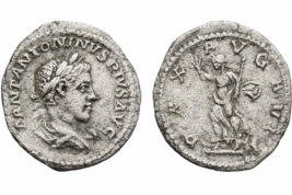 Silver Denarius of the Roman Emperor Elagabalus - $172.00