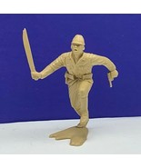 Marx toy soldier Japanese vtg ww2 wwii Pacific 1963 beige figure machete... - £13.25 GBP