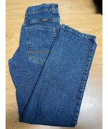 Youth Wrangler Regular Jeans, Size 12, Adjustable Waist - £15.73 GBP