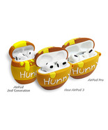 Fun 3D Cartoon Winnie Bear&#39;s Honey Pot AirPod Silicone Case (for 2, 3 &amp; ... - £11.79 GBP+