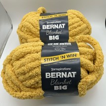 Bernat® Blanket Big™ Yarn in Corn Mais 300g Lot of 2 Skeins New - $24.75
