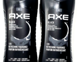 2 Axe Xl Black Frozen Pear &amp; Cedarwood Scent 12h Refreshing Fragrance 3 ... - $25.99