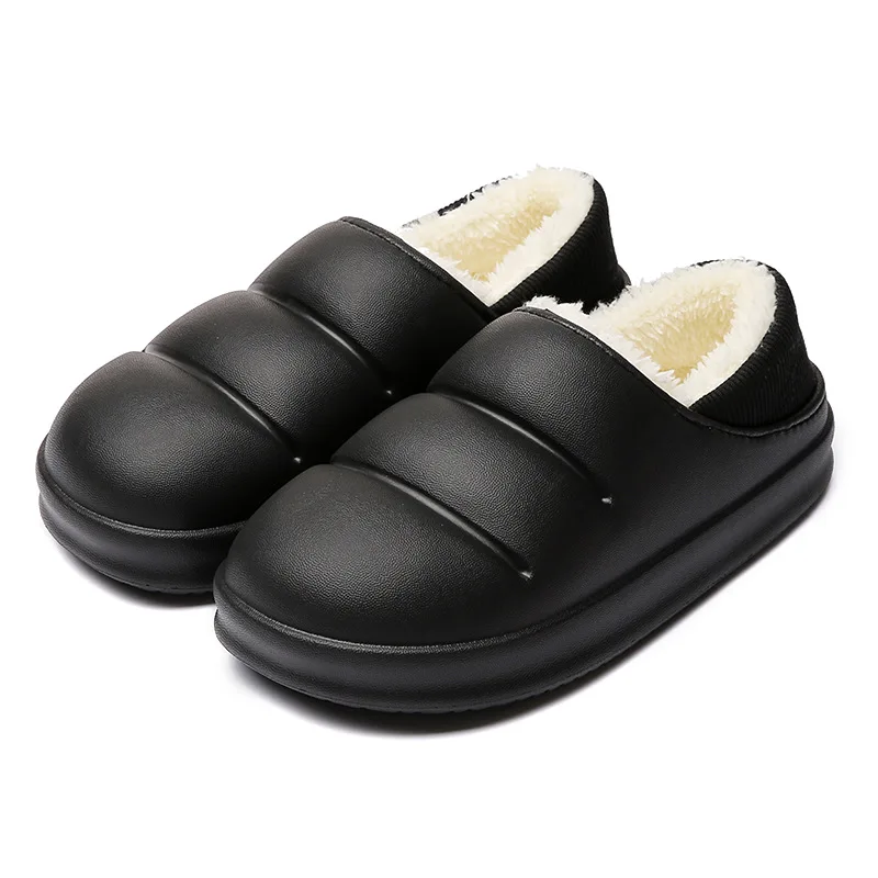 Warm Plush Winter Women  Slippers Waterproof Household Slides Indoor Home Thick  - £123.04 GBP