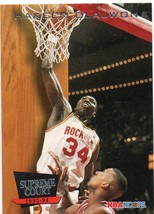 1993-94 Hoops Supreme Court Rockets Basketball Card #SC9 Hakeem Olajuwon - £1.55 GBP