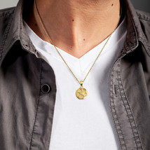 10k Solid Gold Soccer Ball Sports Pendant Necklace - Yellow, Rose, or White - £60.67 GBP+