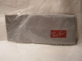 Ray-Ban Genuine Sunglasses Cleaning Cloth - Gray , Brand New / Sealed - $5.00