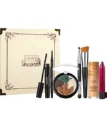 Laura Geller Italian Garden 7 PC Gift Set Eyes Foundation Lips Brush TAN NIB - $38.61