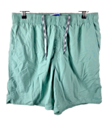 AFTCO Swim Trunks Shorts Size Large Mens Mint Green Drawstring Nylon Mes... - £44.22 GBP