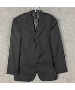 Baroni Blazer Suit Men&#39;s Size 40S 100% Wool Gray Adults 3 Buttons - $694.57 MXN