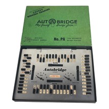 Vintage Auto Bridge Auto Play Yourself Bridge Game Advanced PGA Card Board - $11.30