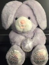 Easter 1992 Commonwealth Of Pa Bunny Rabbit Stuffed Toy Animal Plush Purple Read - $19.79
